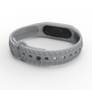Ремешок для Xiaomi Mi Band 2 wristband Aurora anti-off Gray